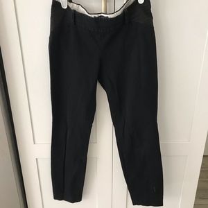 J crew Minnie maternity pants black